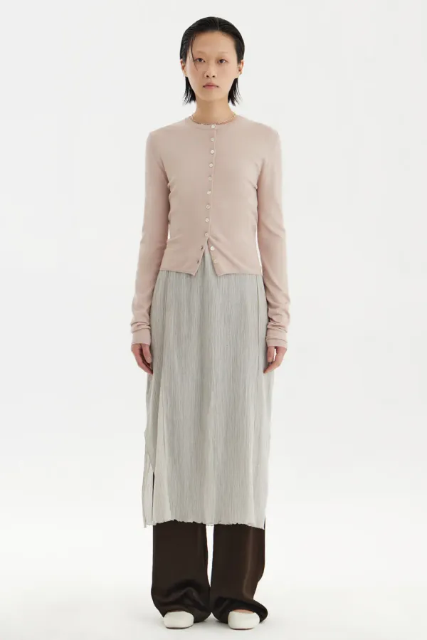 Buttoned Knit Cardigan