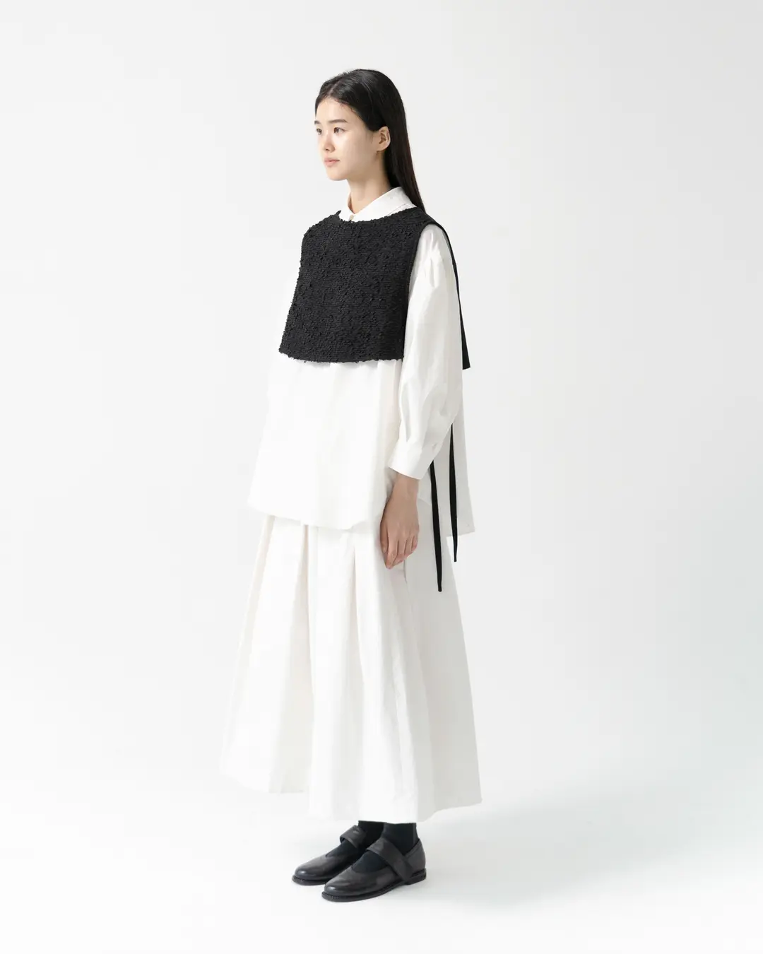 유노이아 tweed crop vest 상품 이미지 2