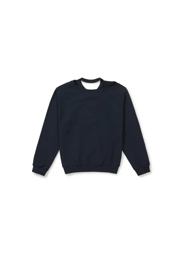 HALTERNECK SWEATSHIRT (NAVY)