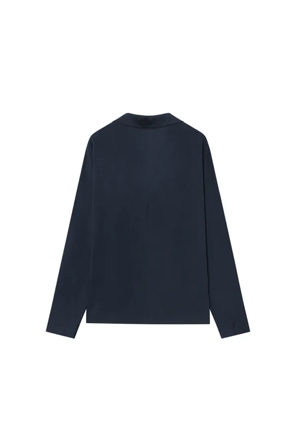 SOFT JERSEY SHIRT [NAVY]