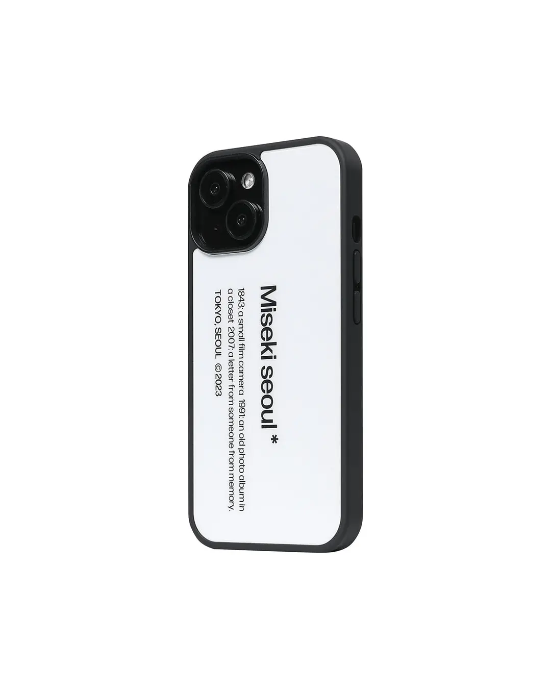 미세키서울 Misekiseoul graphic case 01 BUMPER WHITE 상품 이미지 2
