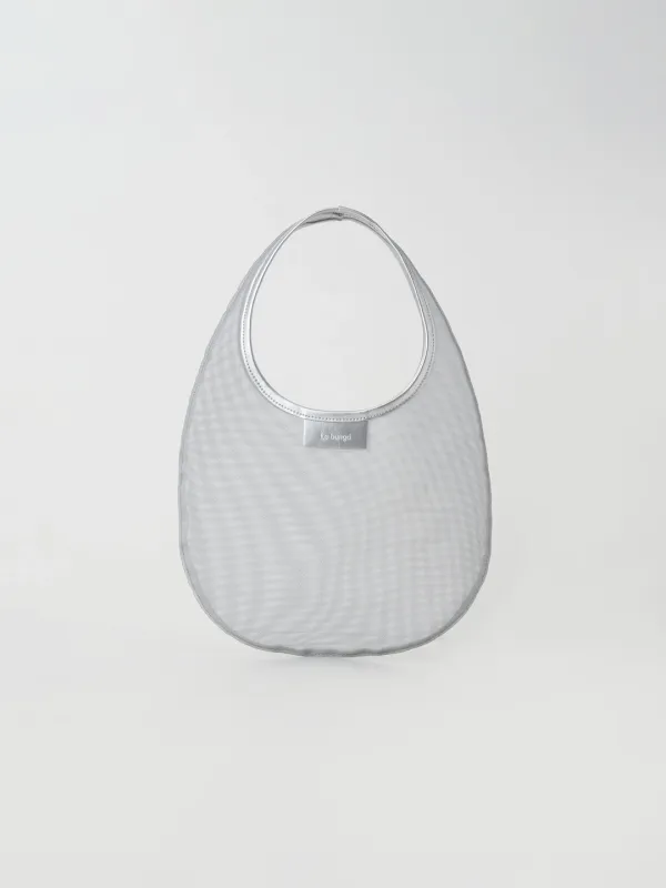 mini bor mesh bag(silver)