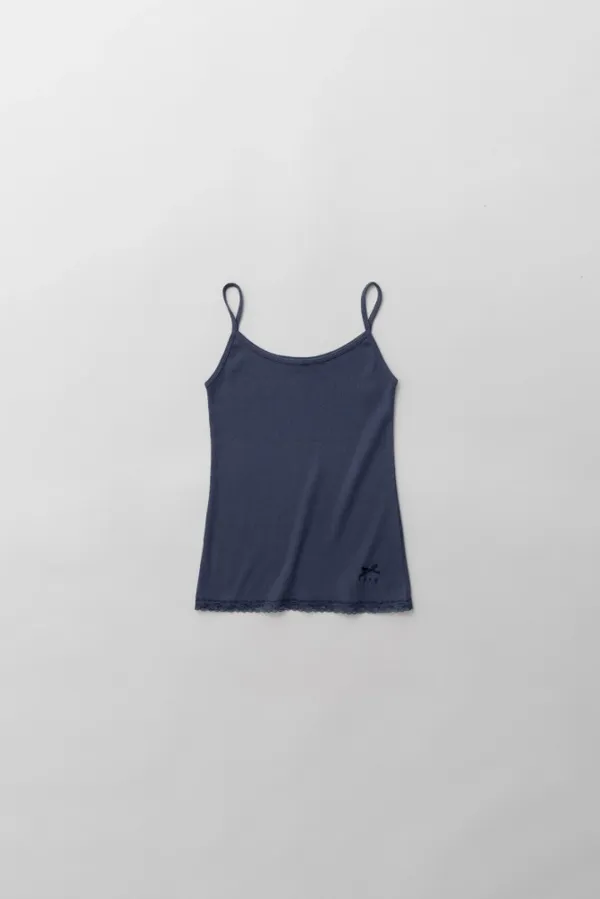doll lace cami (blue grey)