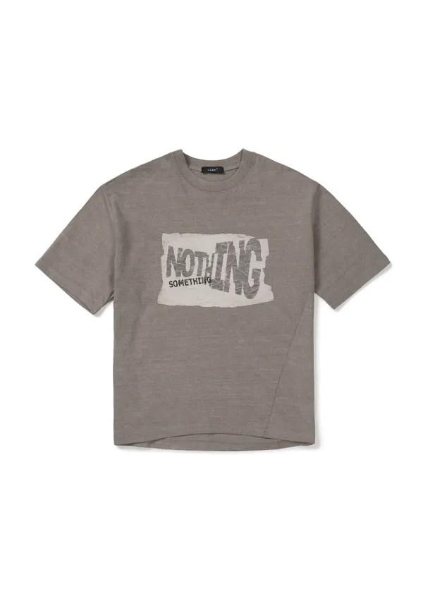 OPENED OVERSIZED T-SHIRT (COCOA)