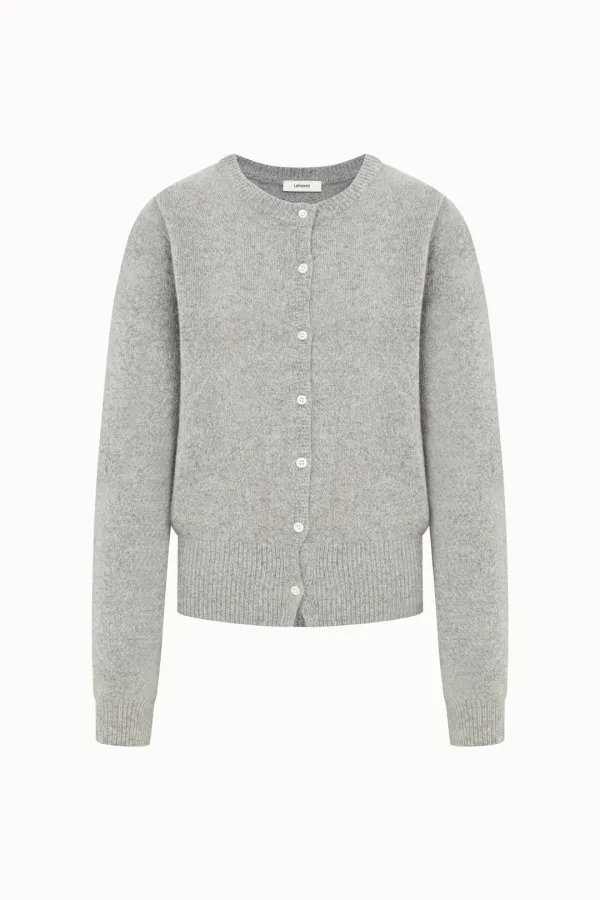 [4차 리오더]Holgament Baby Alpaca Cardigan[LMBEAUKN289]-Light gray