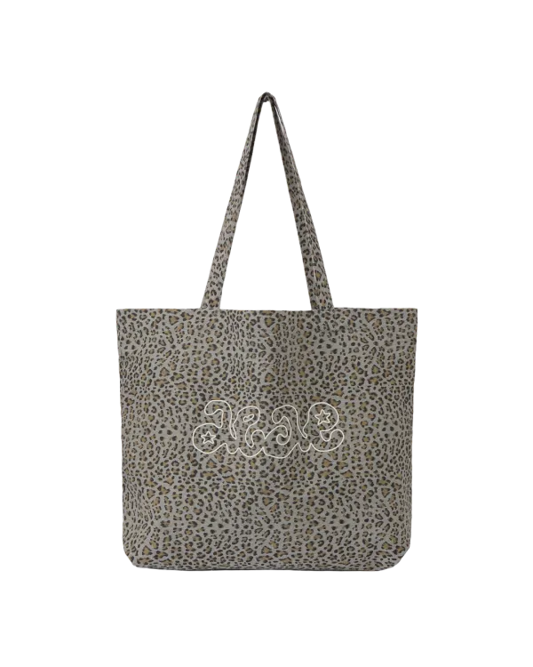 BREEZE TOTE BAG [LEOPARD GREY]