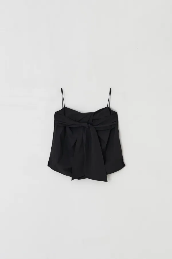hys ribbon top (black)