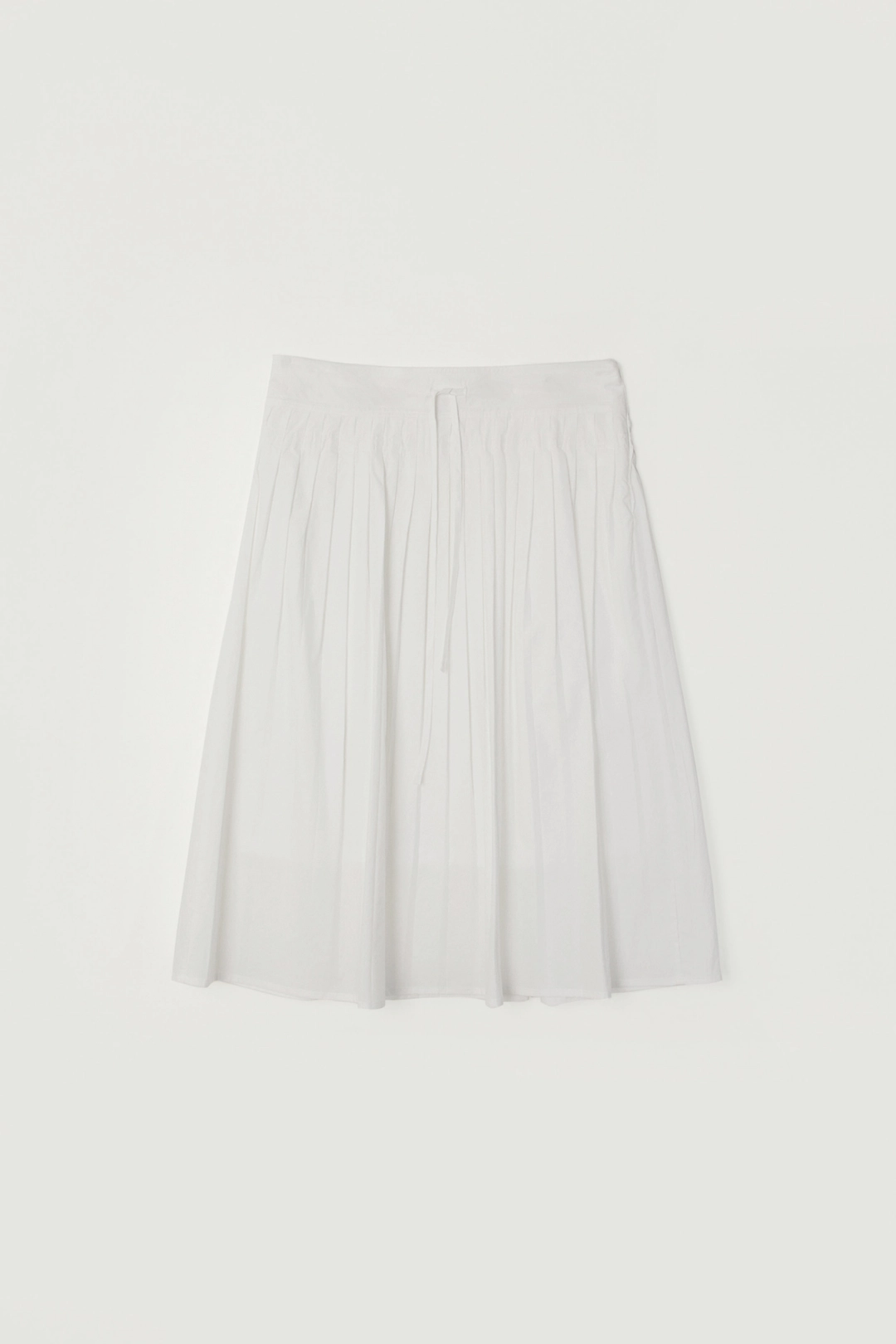 세이지먼트 PHOEBE PLEATS LONG SKIRT_WHITE 상품 이미지 1