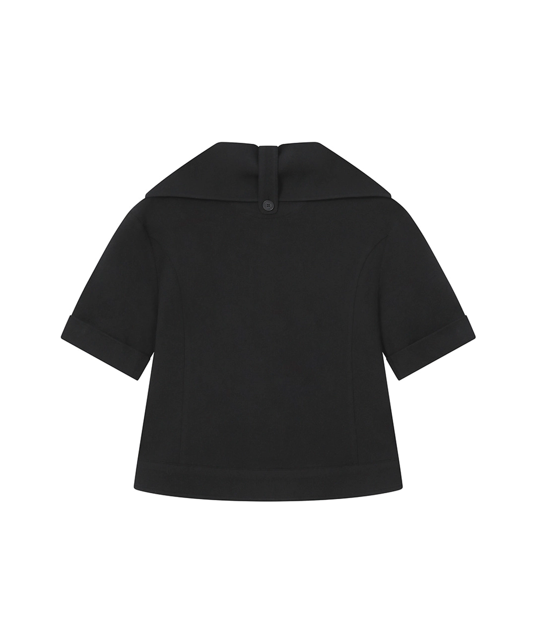 미세키서울 Rolled button short sleeve jacket BLACK 상품 이미지 2