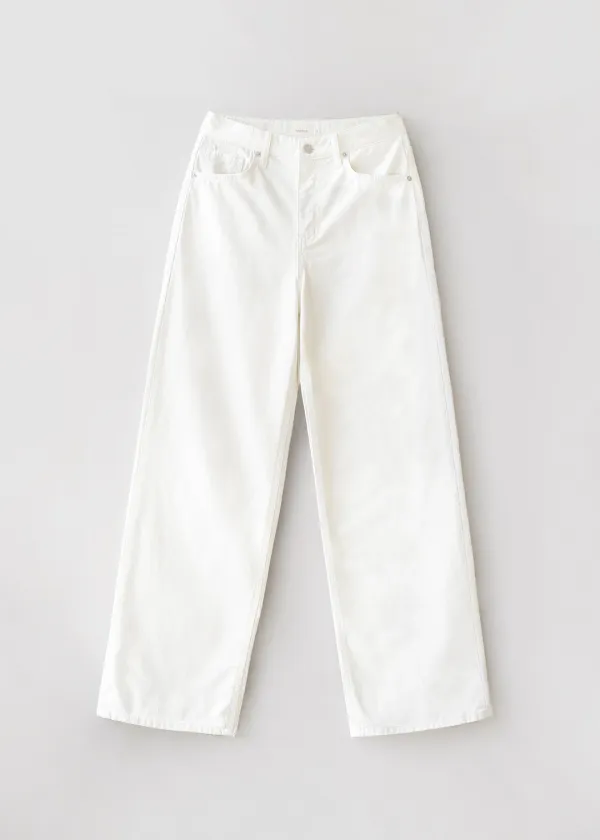 Lotus dyed pants (white)