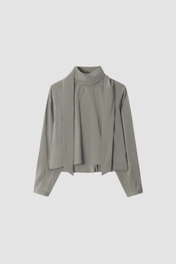 Lorene Ash Gray Blouse