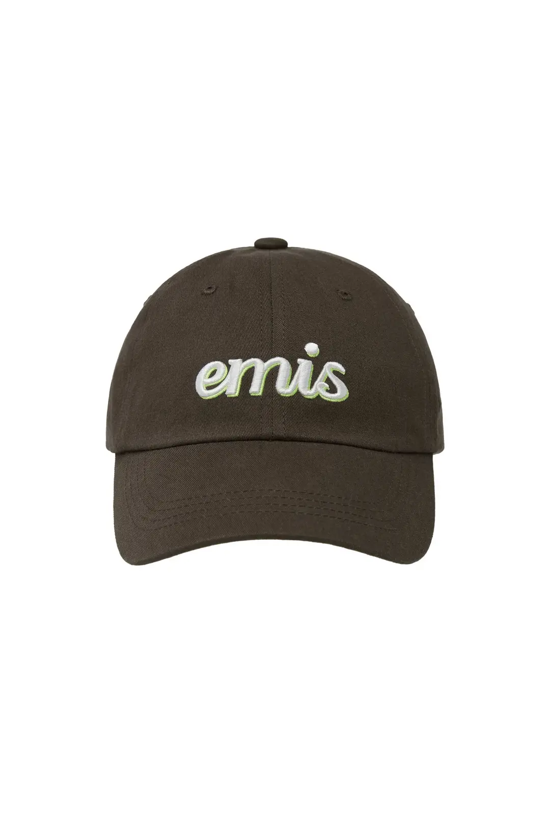 이미스 LAYERED LOGO BALL CAP-BROWN 상품 이미지 1