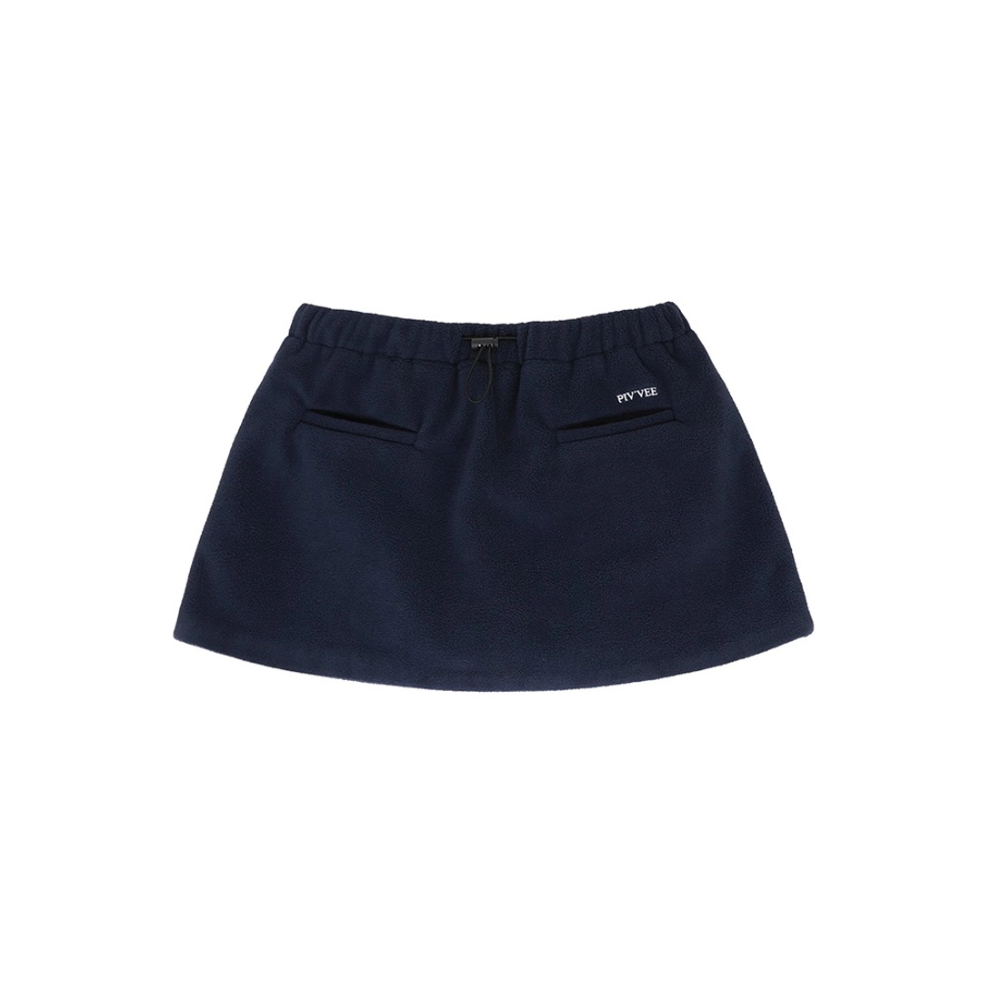 피브비 Fleece Drawstring Mini Skirt (ocean navy) 상품 이미지 1