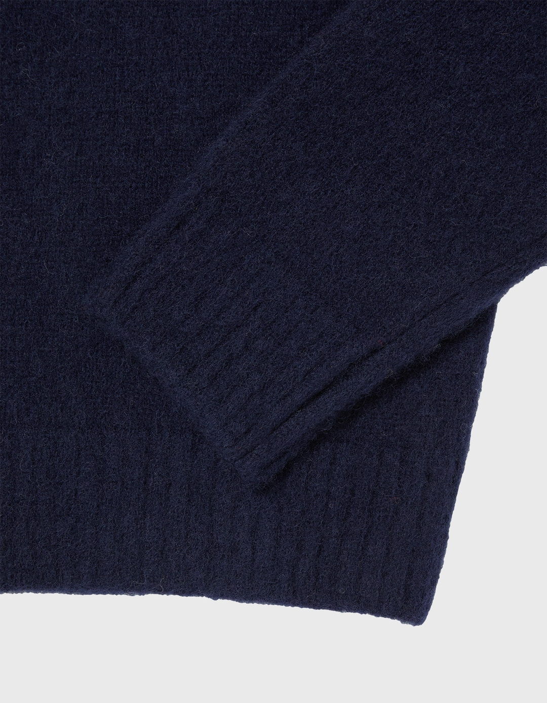 헤리티지플로스 CREST SHAGGY DOG ROUND CARDIGAN (W) / Navy 상품 이미지 3