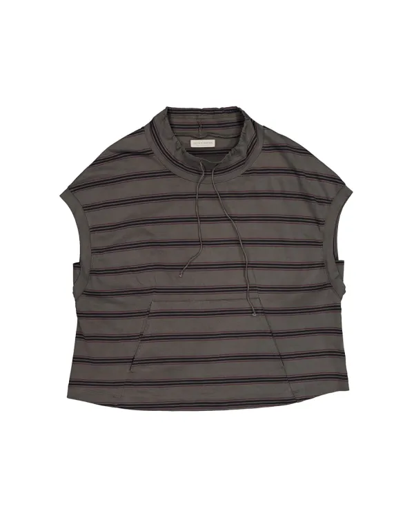 iper striped t-shirt (charcoal)