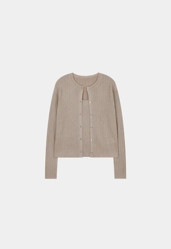 VERSO KNIT CARDIGAN SET