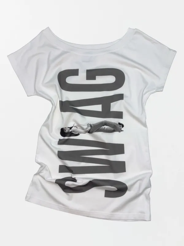 Swag Long Tee White