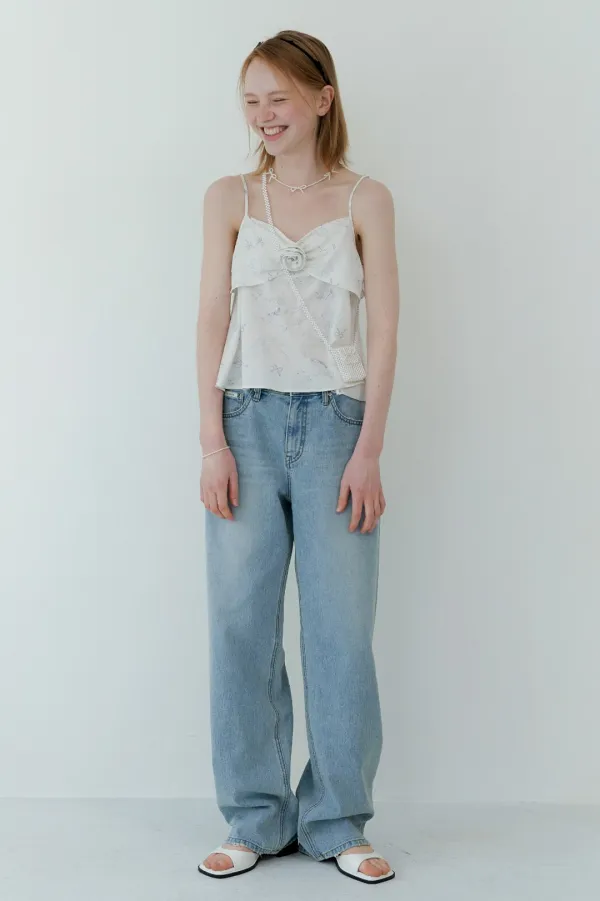 (4th Re-stock) Mid-rise Mellow Jeans (Light Blue)