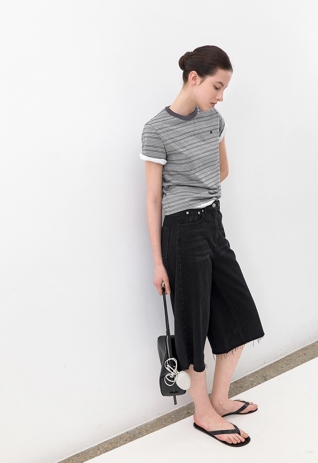 아뜰리에 나인 (T-7262)CLASSIC STRIPE SLIM T 상품 이미지 3