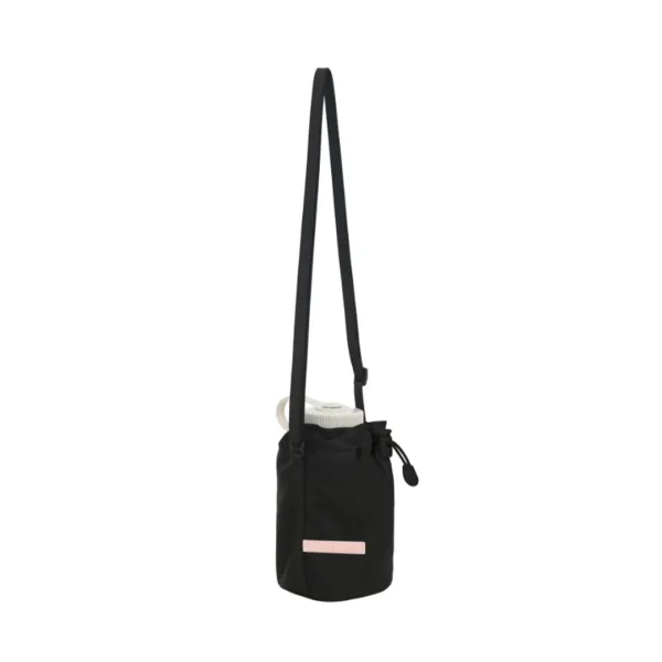 bask circle string - black