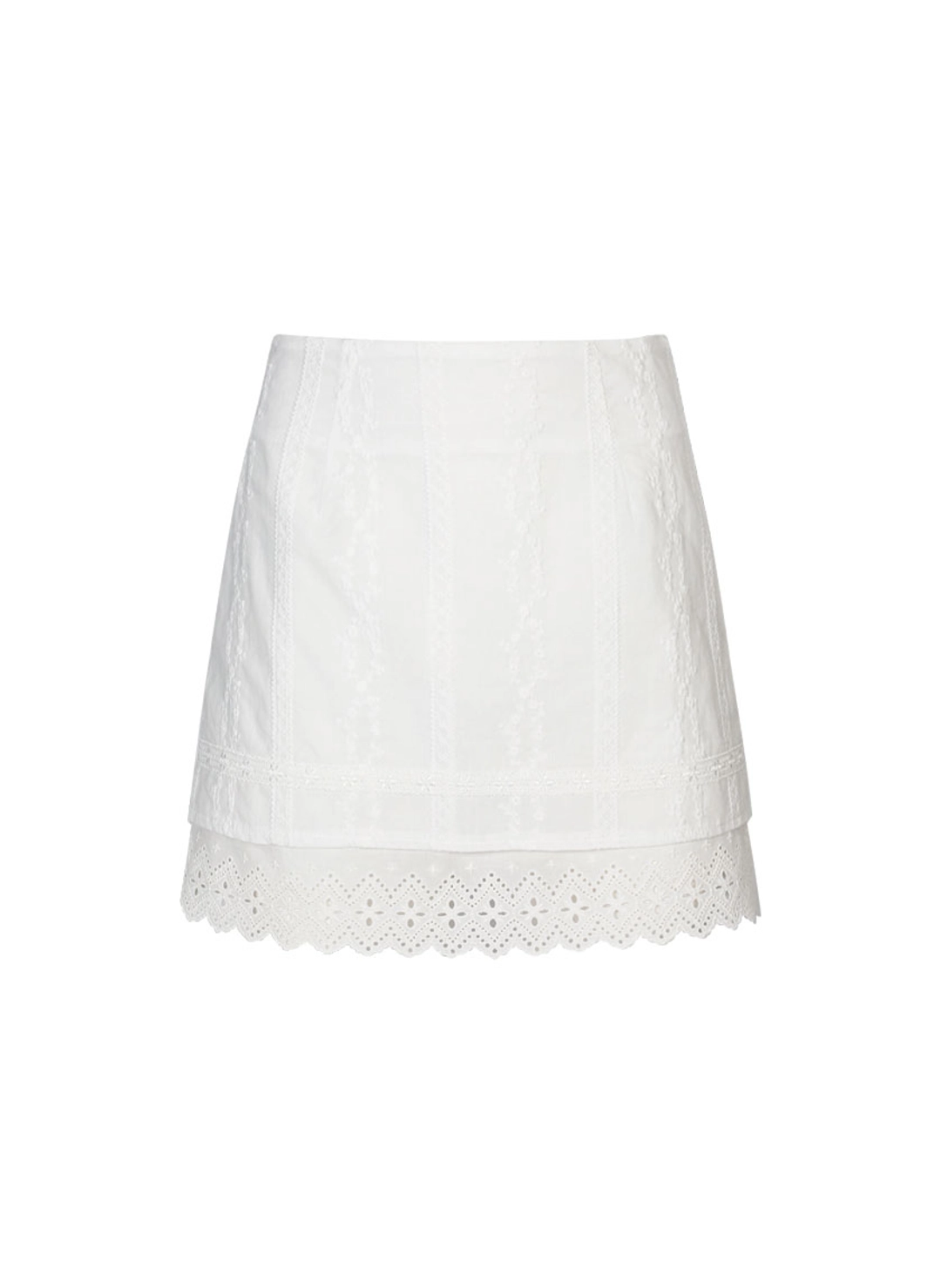 루루서울 Champagne Skirt (White) 상품 이미지 3