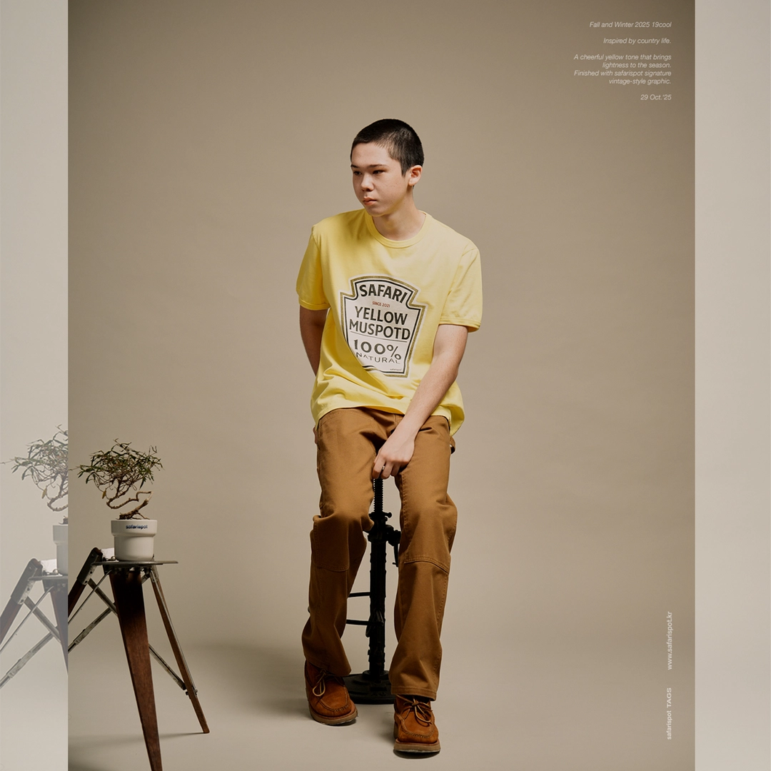 사파리스팟 Country Muspotd Tee (Yellow) 상품 이미지 2