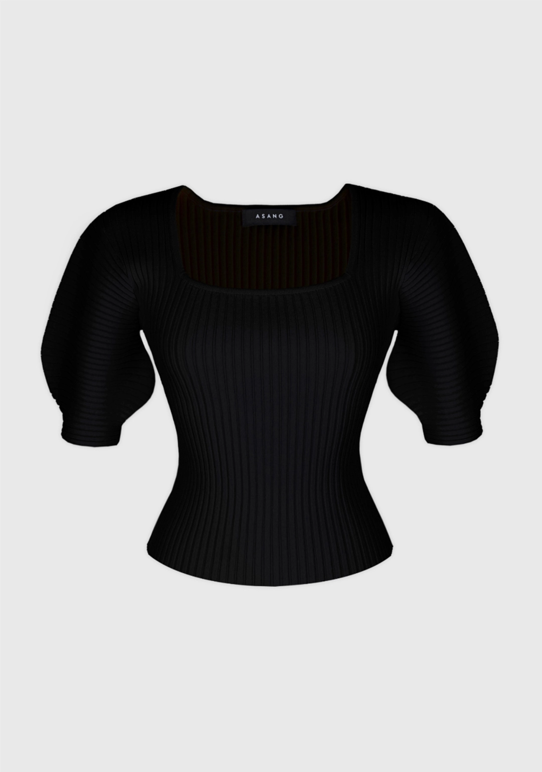 아상 4th) Day Volume Half Knit Black 상품 이미지 1