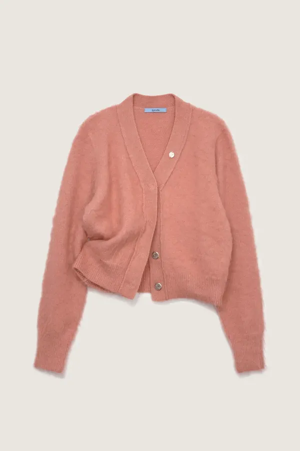 Hairy cardigan (살몬핑크)
