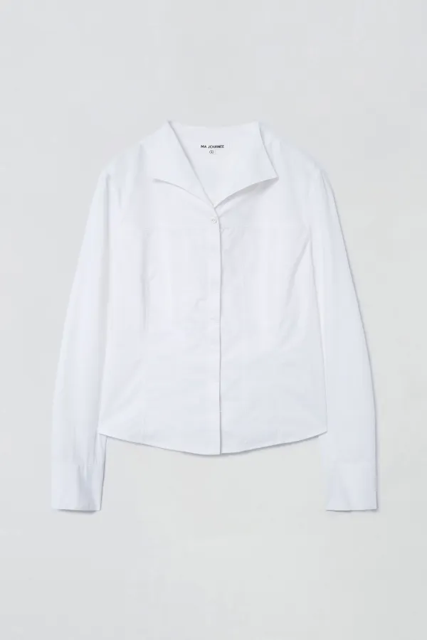 UNREAL COLLAR SHIRT_WHITE