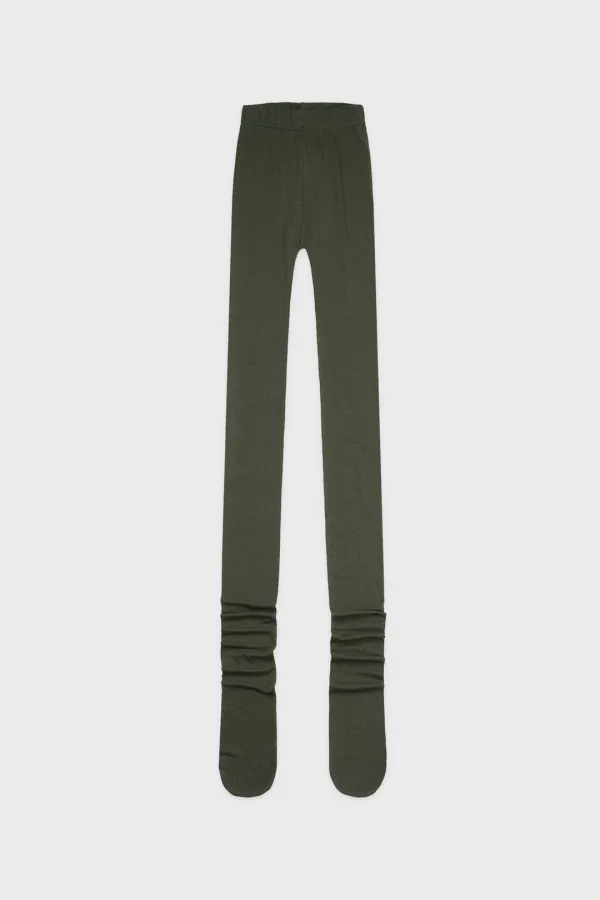 Long Warm Daily Tights (Khaki)