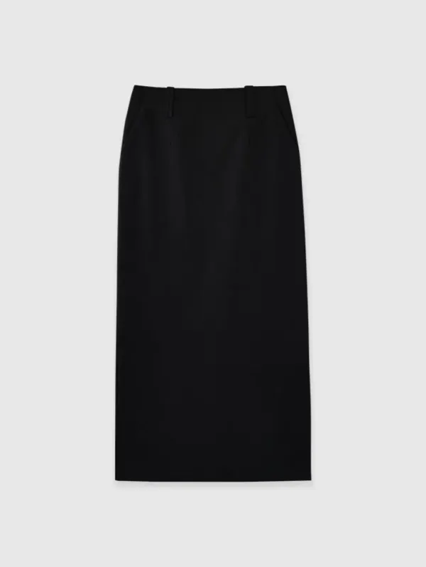 [3rd 재입고] Double Belt Skirt (Black)