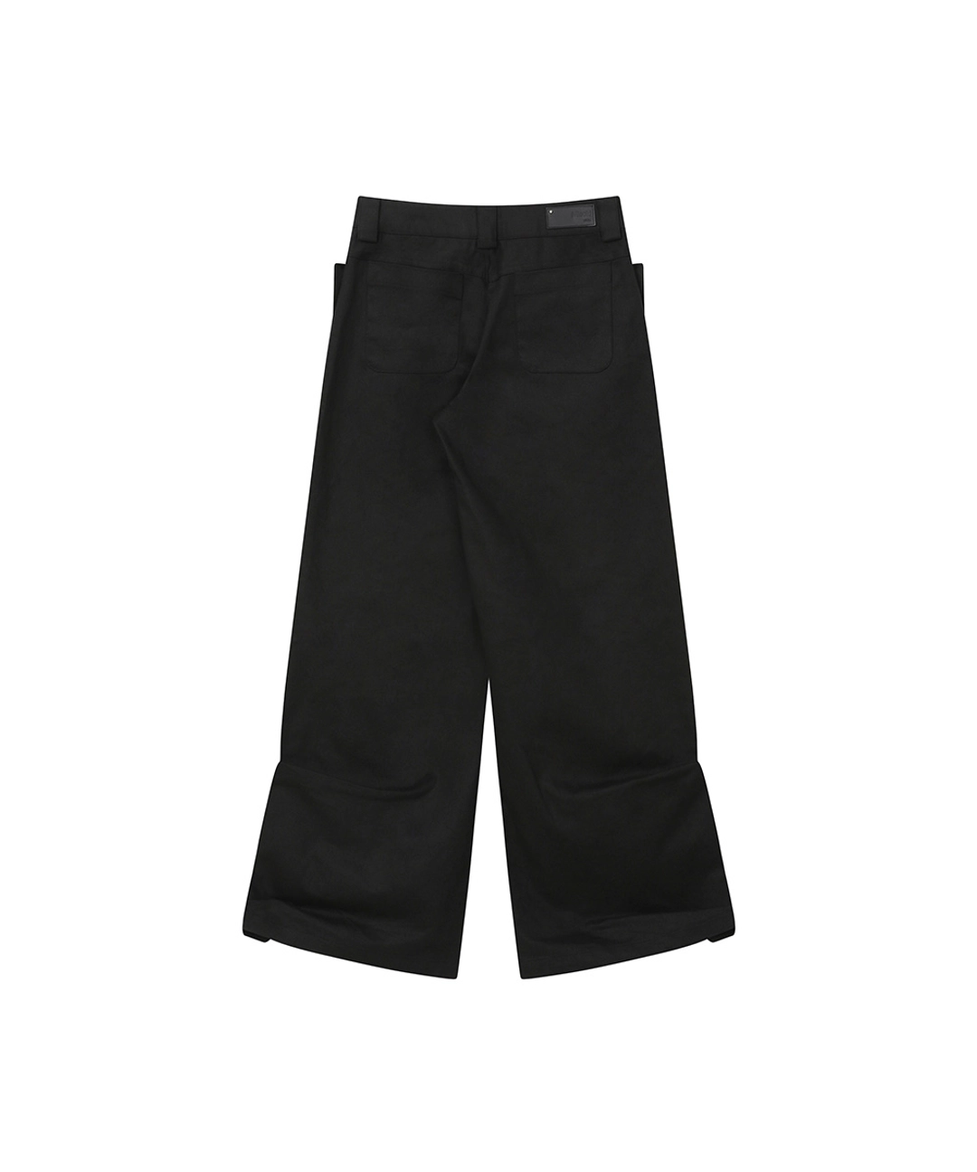 미세키서울 Flap layered wide pants BLACK 상품 이미지 3