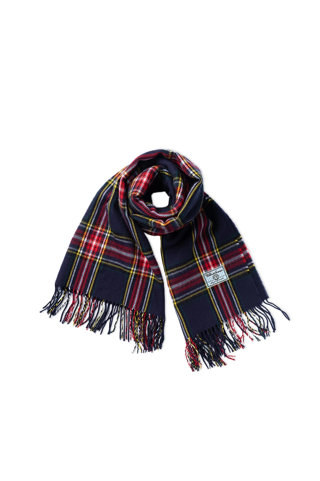 위드아웃썸머 [exclusive] Check winter muffler_navy 상품 이미지 3