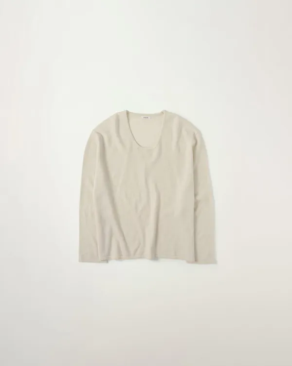 U-Neck Knit [CREAM]
