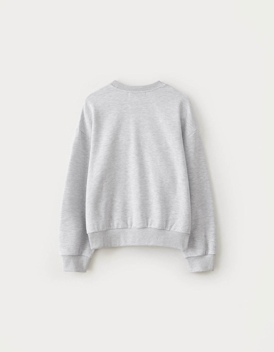 썸웨어버터 Square Logo Sweatshirt - White Melange 상품 이미지 3