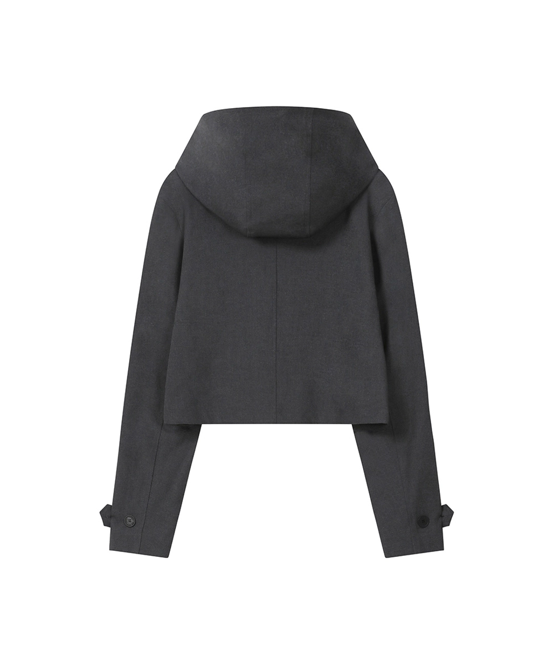미세키서울 Cowl neck button Jacket CHARCOAL 상품 이미지 3