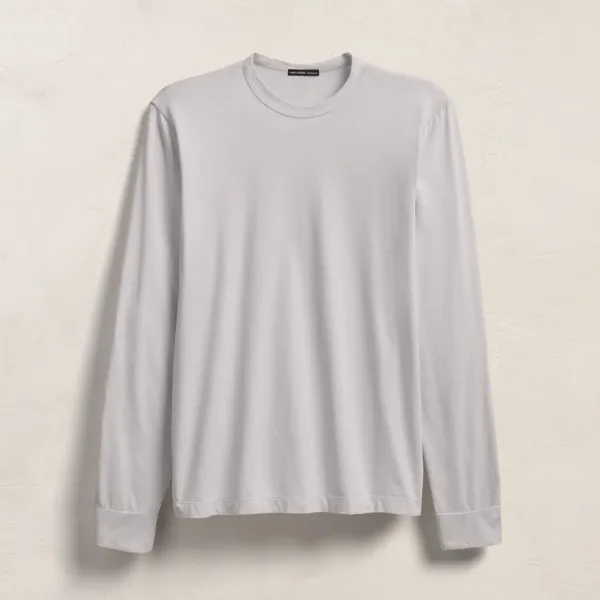 Heavy Luxe Jersey Long Sleeve - Light Mist