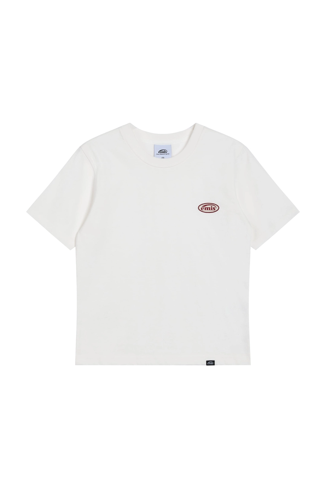 이미스 (W) RUBBER PATCH T-SHIRT-WHITE 상품 이미지 1