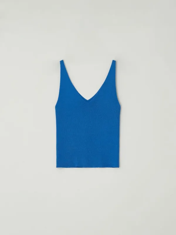 Mary Knit Sleeveless(Blue)