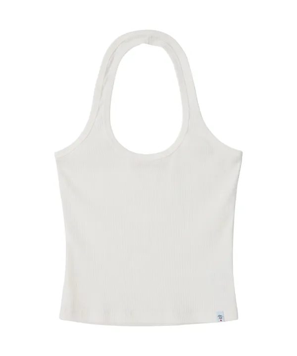 Essential Halterneck Sleeveless-Ivory