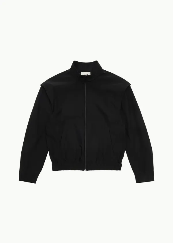 HIGH NECK DETACHABLE SLEEVE JUMPER