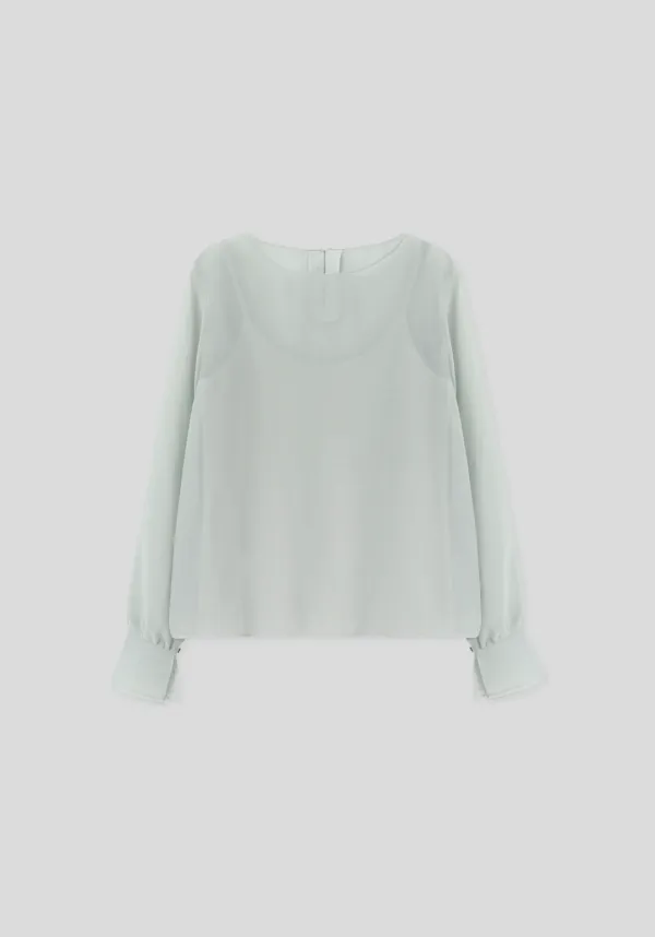 Chloe Sheer Blouse Set-up
