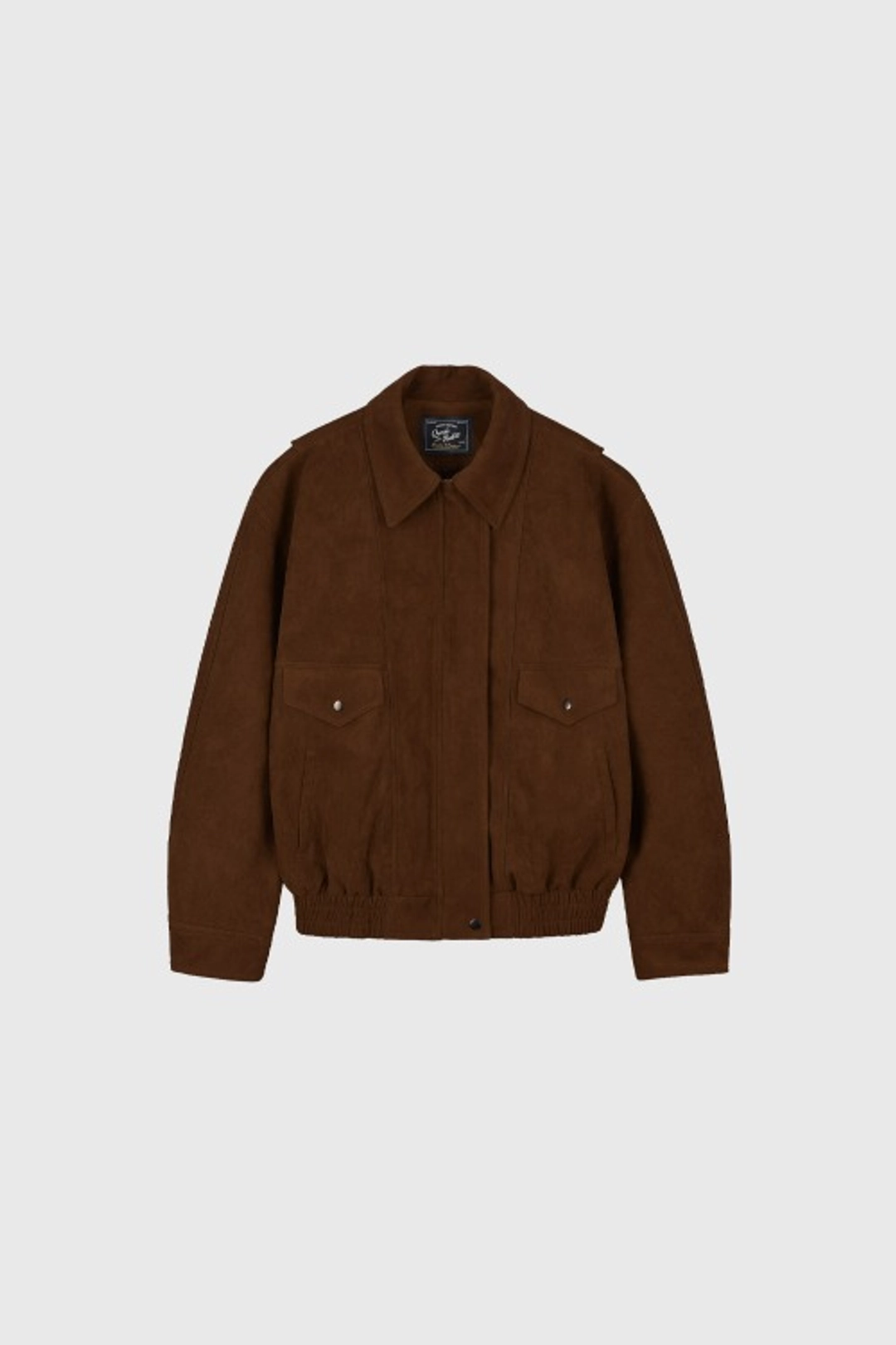 퀸스래빗 Suede Mood Collar Blouson - BROWN 상품 이미지 3