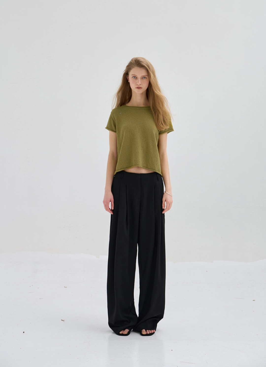오디에스 [7th 예약주문] Thin Gave Slacks (Black) 상품 이미지 2