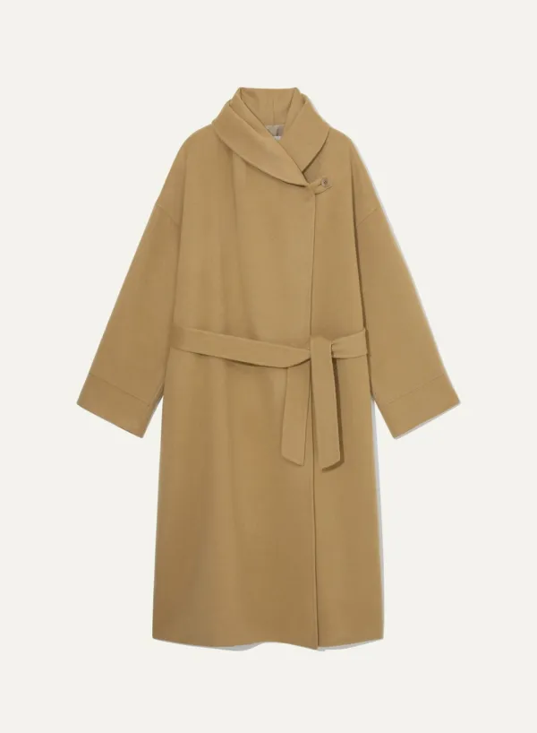 Saga Cashmere Coat Caramel