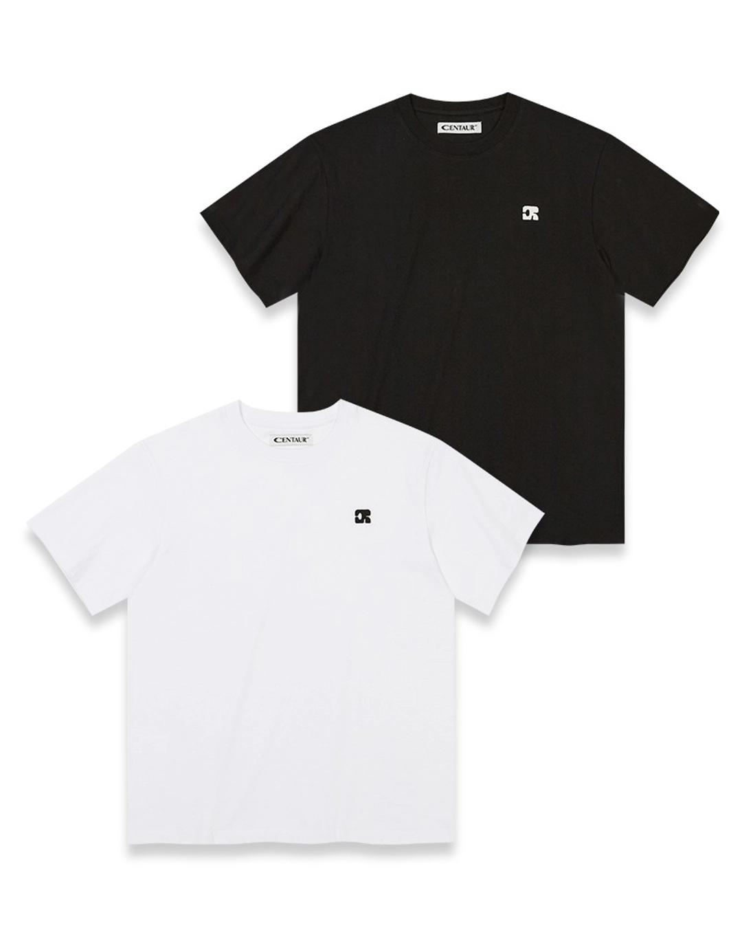 센토르 [2PACK] CENTAUR EMBLEM COMASA COTTON T-SHIRT_2COLOR 상품 이미지 1