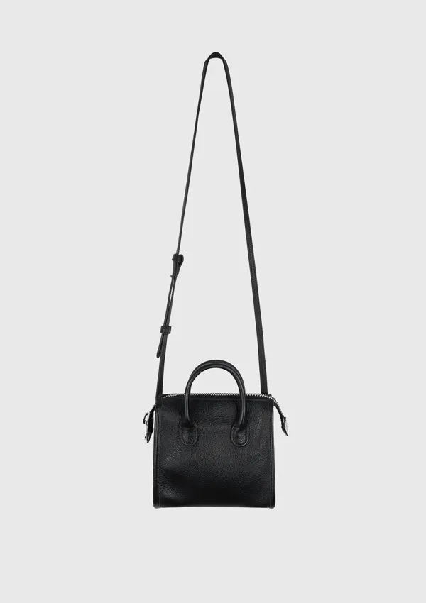 Handle strap leather bag