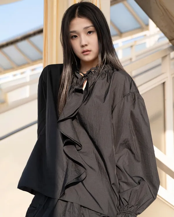 lily frill blouse (open, 단독 주문 시 선발송)