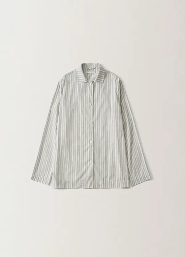 2ND / Mago stripe shirt (Gray stripe)