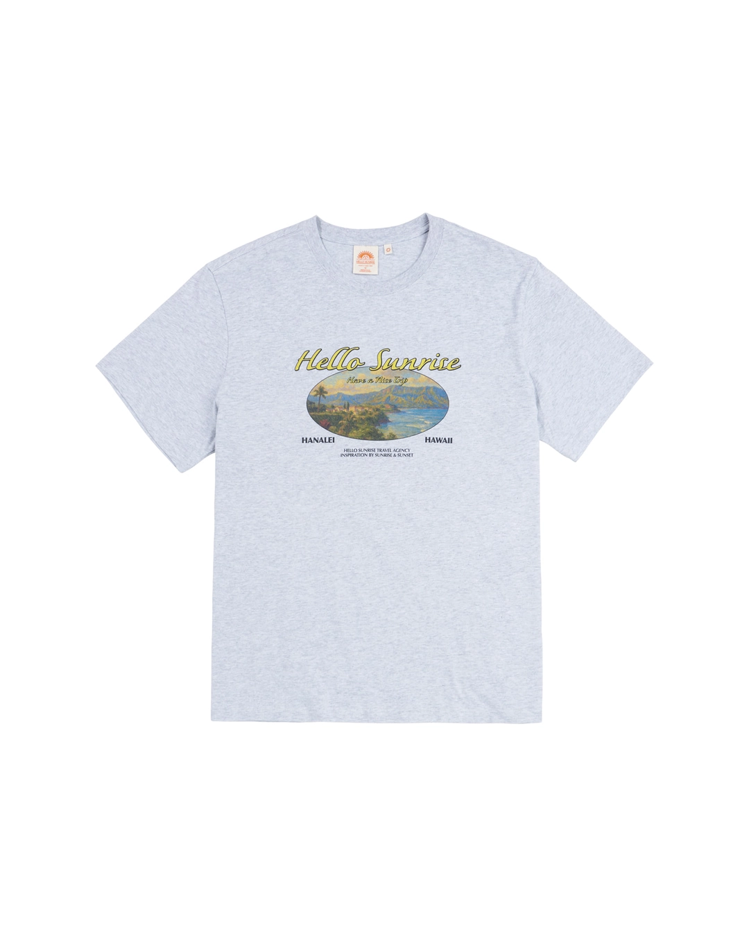 헬로선라이즈 HS Hanalei Bay Tee_3% Melange Gray 상품 이미지 2